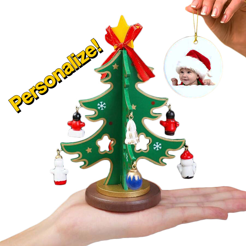 Customizable Wooden Keepsake Christmas Tree