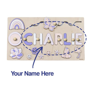 Custom Name Montessori Wooden Board