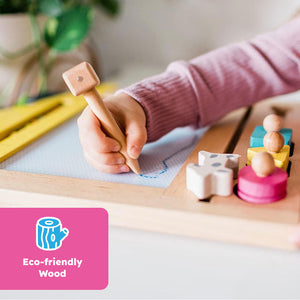 Eco-Wooden Magnetic Drawing Board