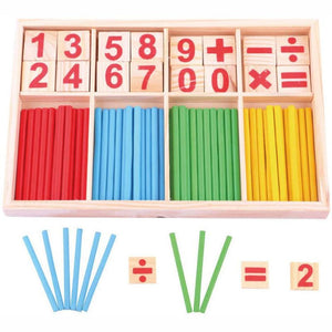 Math Wooden Counting Sticks