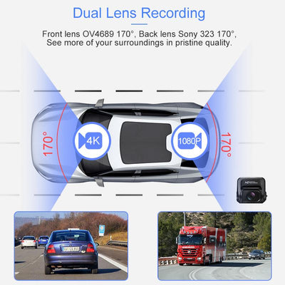 Dual 4K Dash Cam and GPS