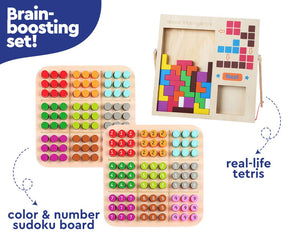 Wooden Tetris Brain Teaser