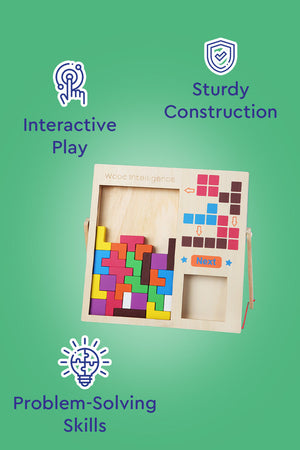 Wooden Tetris Brain Teaser